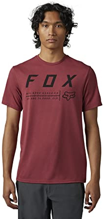 Fox Racing Men's Non Stop Short Sleeve TECH TEE, Scarlet, Small
