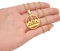 FUWIND Halskette Anhänger Schmuck Yezidi Lalish Anhänger Halsketten Heiligster Tempel der Yeziden Schmuck Weihnachten Geburtstag Geschenk