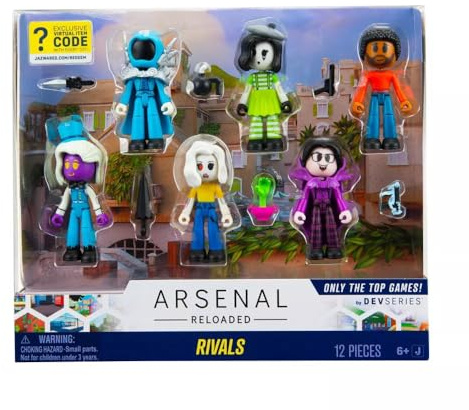 DevSeries CRS0042-6 Figuren Pack - Arsenal Reloaded: Rivals, bewegliche Actionfiguren mit Spielcode