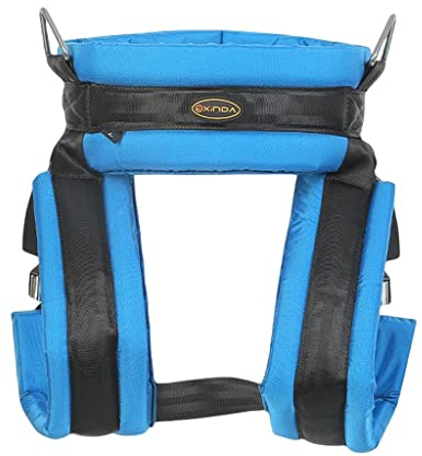 LOVIVER Nylon Bungee Trampolin Gurt Geschützter für Kinder, blaues L