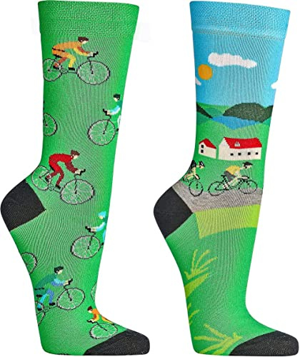Witzige Socken als Geschenkidee oder zum Selbertragen für Teenager, Damen und Herren, 2er-Bündel