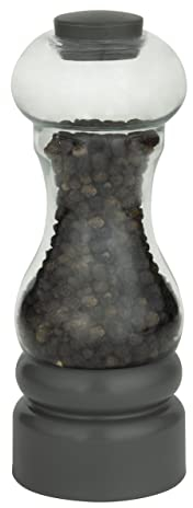 Grunwerg SP-110GY Salt or Pepper Mill, Plastic, Grey