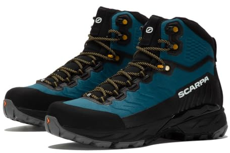 Scarpa Herren Rush TRK LT GTX Schuhe, Petrol-Mustard, 46