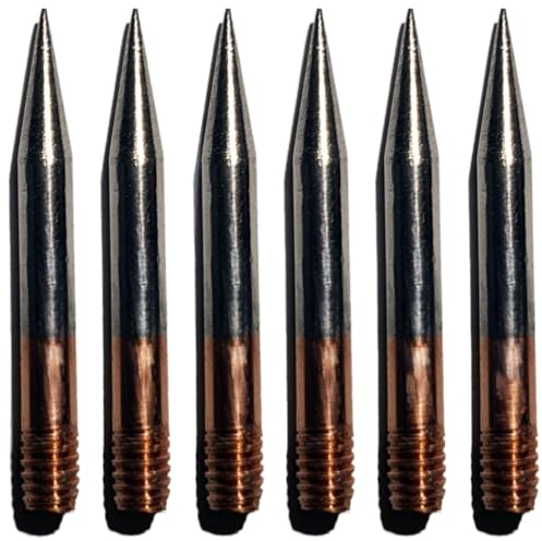 Punta di saldatura, punta a vite, filettatura M4, Parkside, sostituzione - Set di 6 punte per saldatore Set di punte per saldatore senza piombo Punte di ricambio Accessori per saldatura