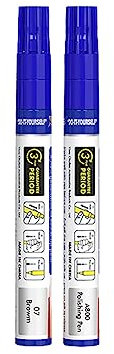 2 Stück Auto Lackstift,Auto Reparatur Lack Auto Pinsel, Auto Kratzer Reparatur Stift Lackstift Auto Lack Reparatur für Auto Kratzer Reparatur Autokratzer Reparaturmittel Lackstift,Braun