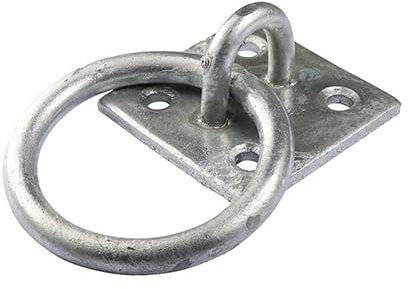 Timco - Ring on Plate - Hot Dipped Galvanised (Size 2 - 1 Each)
