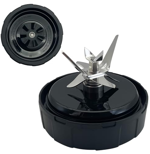 Blender 7 aletas 703KKU100 piezas de repuesto compatibles con Ninja Foodi Power SS100 SS101, SS150 Twist, SS151 Twisti, SS300 SS350 SS351 SS400 SS401 CO101B CO150B CO351B CO44 01B