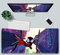 Biuebinc Spiderman Gaming Mauspad 900x400, XXL Mauspad Anime, Gaming-Mauspads für PC, Mauspad Groß Vernähte Kanten Wassxerdicht Anti-Rutsch
