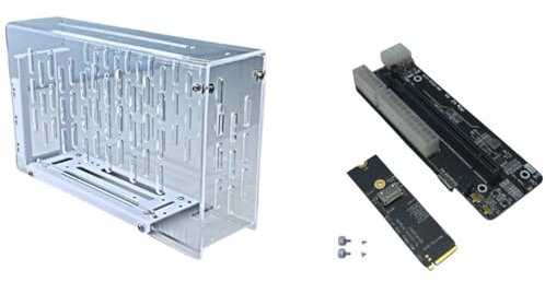 Oculink/M.2 NVMe External Graphics Card Laptop EGPU Case GPU Dock PCIE 4.0 X4 Gen4 Notebook GDP Expansion Card, Black