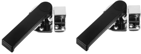Uonlytech 2sets Walk in Cooler Door Handle Metal Freezer Door Latches Locks for Ergonomic Grip