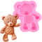 XMOLDNMS Silicone Fondant Moulds - Bear Candy Chocolate Mould for Teddy Bear Cake Decorating, Cupcake Topper, Gum Paste, Polymer Clay