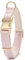 YUDOTE Collier De Chien Ultra-Doux en Coton Naturel avec Tissu Sergé pour Chiens Moyens À La Peau Sensible, Rose