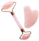 Jade Gua Sha & Rose Quartz - Kit di strumenti per la cura della pelle di alta qualità per estetiste, donne, rughe, sollievo dalla tensione muscolare, massaggio linfatico, rimozione dei punti neri e