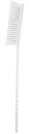 Decorhome Long Handle 50cm Ultra Slim Cleaning Brush - Kitchen, Bathroom & Hard-to-Reach Areas | Polycarbonate & Polypropylene Bristles | White