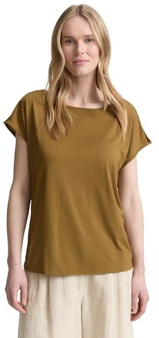 TOM TAILOR Damen 1046431 T-Shirt, 15664-Nutria Olive, 3XL