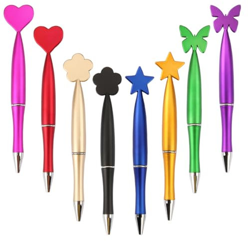 GUVYATI 8 PCS Penne Regalini Fine Festa Compleanno, Bambini Gadget Compleanno Bambini Penne Gel Colorate Penne a Sfera