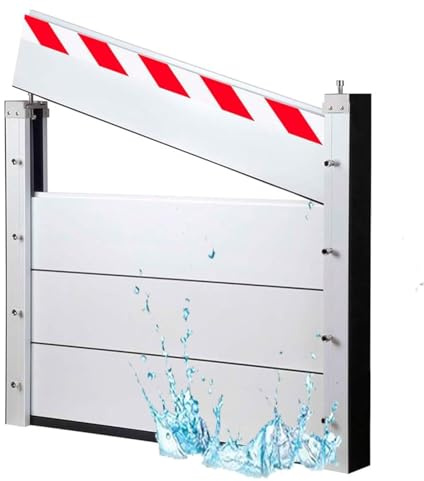 Barrière Anti-inondation Pour Porte De Garage, Batardeau Anti Inondation Porte, Boudin Anti Inondation Extérieur, Barrière Anti-inondation De Garage, Bouclier De Porte Pour Inondation(20(H) x90cm(L))