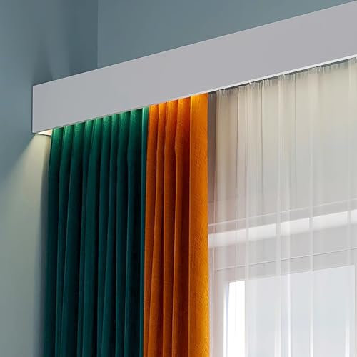 4,1 m Innen-Deckenvorhangrahmen für Jalousien, Erkerfenster