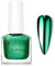Virellay Grün Spiegel Nagellack Metallic Glänzende Chrom Nagellack Kein UV Benötigt für Frauen (Grün, 7 ML)