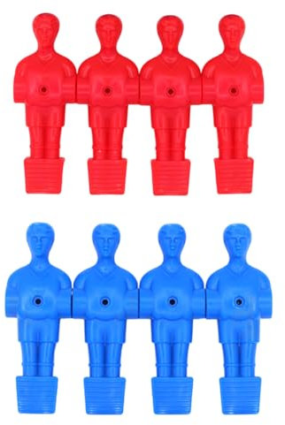 8 Stück Kickertisch Männer Kickerfigur Mann Statuen für Zuhause und Club Verwendung Tisch Fußball Spieler Figuren Ersatzset