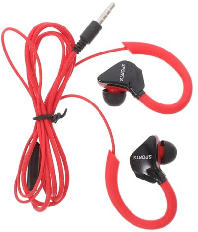 jojofuny 1Paio Auricolari Cablate Impermeabili con Gancio per Orecchio Cuffie Leggere per Sport e Attività all Compatibili Dispositivi Elettronici