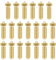 20 Stück Kobra 3 Messing-Düse für Kobra 3/Kobra S1, kobra 2 hotend, 3d drucker anycubic, 0,4 mm und 3 Stück 0,2 mm, 0,6 mm, 0,8 mm, 1,0 mm, anycubic kobra 3 combo