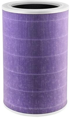 With Activated Carbon Filter Replacement，Compatible For Xiaomi 4 Lite Air Purifier Hepa Filter Compatible For Mijia，Air Purifier(Purple Version)
