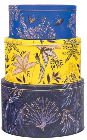 Sara Miller - Anniversary Set 3 Cake tins 250 (d) x 150mm 223 (d) x 120mm 195 (d) x 105mm