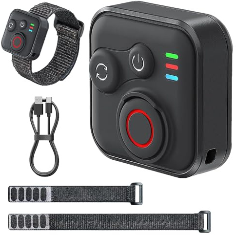 Hojalis Bluetooth-Fernbedienung Für Insta360 X5/X4/X3/Ace Pro/Ace Pro 2/Ace/Go3s/Hero 13/12/11/Ios/Android, Wireless Bluetooth Fernbedienung Für Insta360, 50M Reichweite, BT5.1, Type-C Wasserdicht