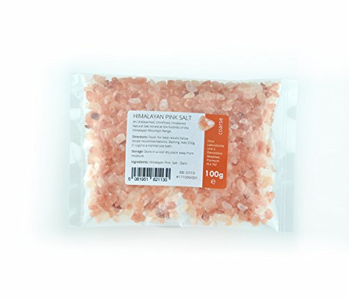 Himalayan Pink Salt Coarse Grade 100g - Natural & Unrefined Pink Salt from the Himalayas