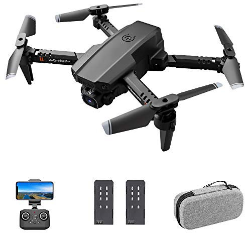 GoolRC Drone RC LS-XT6 con cámara Cámara 4K Seguimiento de Vuelo Sensor de Gravedad Gesto Foto Video Altitud Modo sin Cabeza RC Quadcopter para Adultos Niño