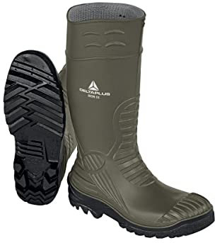 Delta Plus Irons5ka42 Iron S5 SRC Stivali di Sicurezza – R, Fire And Safety Boot Unisex-Adulto, Nero Cachi, 42 EU