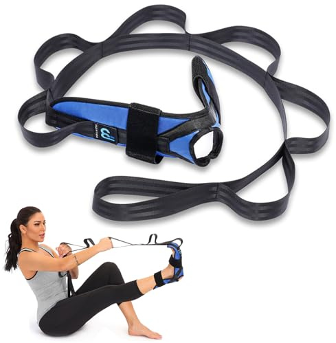 Écarteur de pied et de mollet pour fasciite plantaire, tendinite d'Achille, éperons Hedl, pied tombant. Sangle d'étirement pour jambes, cuisses et hanches.