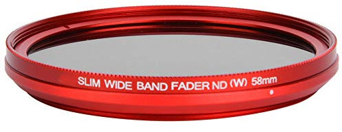 Kamera-ND-Filter, 58 mm ND2 bis ND400 Einstellbarer ultraflacher Neutralfilter ND2-400 Optischer Glasfilter zur Reduzierung der Kamerabelichtung,