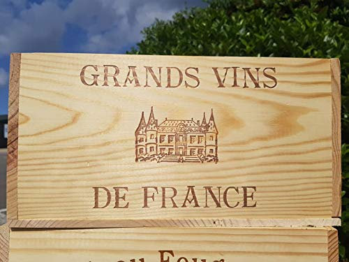 Grand Vins De France - 12 Bottle size wooden wine box
