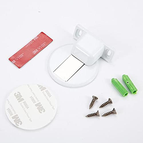 Alloy Magnet Door Stops Magnetic Door Stopper Non-Punch Stop Stainless Steel Hardware Door Holders Catch Floor Nail-Free Tool-France,07