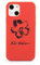 Ted Baker SCCKIT Biologisch abbaubare Schutzhülle für iPhone 13, Magnolia Red