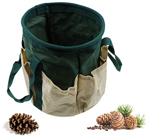 Garden Tool Bag Borsa da giardino Giardinaggio Attrezzi - con Multi-Tasche Laterali Durevole panno Oxford impermeabile, 6 tasche possono contenere strumenti, borsa di stoccaggio multiuso resistente