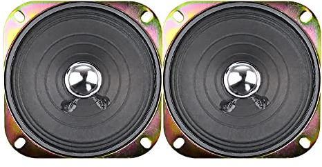 Wnuanjun 2pcs 4 Pollici Portatile Audio Altoparlanti Colonna Full Range Music Sound Speaker 8 Ohm 5 W Altoparlante Fai da Te for Home Theater. (Taglia : 4 inch)