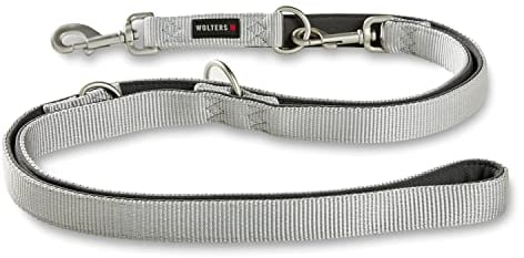 Wolters Führleine Professional Comfort, Farbe:Silber grau, Größe:S 200 cm x 10 mm