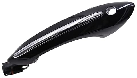 VHEUHZ Türgriff vorne links Komfortzugang schlüsselloser Zugang Schwarz 51217231931 kompatibel mit BMW 7 Series F10 F07 F06 F11 F01 F02 F03 F04 730d 730i 740d 740i 750i 760i