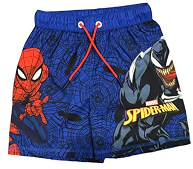 Marvel Jungen Spiderman Badeshorts Alter 2-10 Jahre, rot, 3-4 Jahre