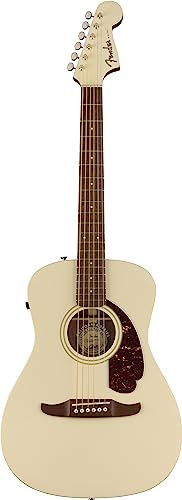 Fender Malibu Player Acoustic Guitar, Olympic White