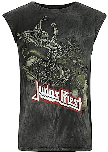 Judas Priest Painkiller Homme Débardeur Gris M 100% Coton Regular/Coupe Standard