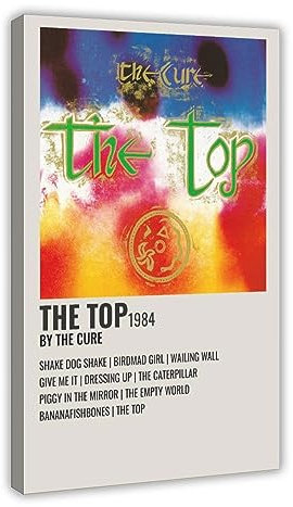 Poster & Cure The Top 1984 Musikalbum Cover Poster Leinwand Poster Wandkunst Dekor Druck Bild Gemälde für Wohnzimmer Schlafzimmer Dekoration Rahmenstil 60 x 90 cm