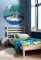 Papier peint photo autocollant en intissé - Mickey et Minnie Remote Island - Dimensions : 125 x 125 cm - Pour chambre d'enfant - Disney