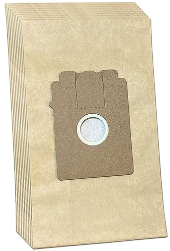 10 Premium Staubsaugerbeutel geeignet Für Bosch, Siemens Typ K, Big-Bag 3 L Serie | Bosch Arriva, BBZ 71 AF K, BBZ71, BBZ71AF | Siemens VZ 41 AF K, VZ71, VZ71AFK | kompatibel mit Swirl S 70 - S70