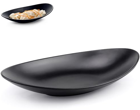 Llave Anillo Plato Joyas Bandeja, Bandeja Negra para Llaves, Cuenco para Entrada, Bandeja Llaves, Vaciabolsillos Recibidor, Cuenco Decorativo Llaves para Decoración de Casa Oval