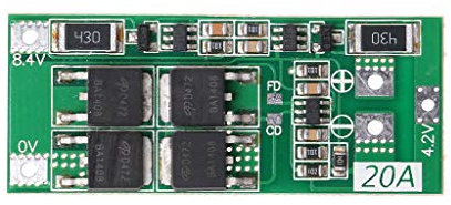 MONOJLY 2S 20A 7.4V 8.4V Li-ion Lithium Battery 18650 Charger PCB BMS for