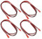 Be In Your Mind JST-Steckverbinderkabel, 2-polig, Stecker auf Buchse, Verlängerungskabel, kompatibel mit RC-Modellauto, Nachrüstung, Funksteuerung, 22 AWG, 100 cm, 4 Stück